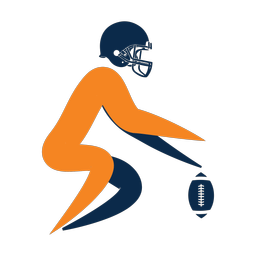 American Football Lineman - Male | Motion | 2 Colored | v1