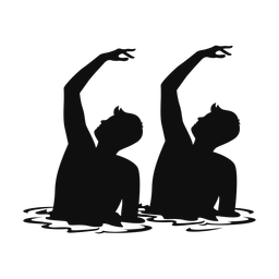 Synchronized Swimming - Male | Classic | Silhouette | v1