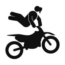 Motocross - Female | Round | Silhouette | v1