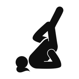 Yoga - Female | Round | Silhouette | v3