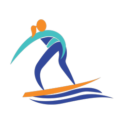 Surfing - Female | Motion | 3 Colored | v1