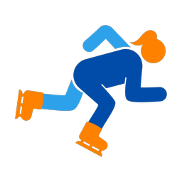 Speed Skating - Female | Round | 3 Colored | v7