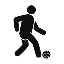 Soccer Player - Male | Round | Silhouette | v1