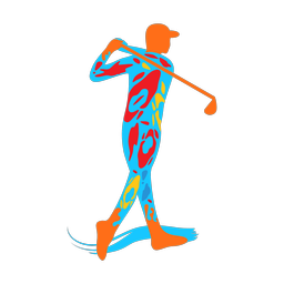 Golf - Male | Splash | Colorful | v5
