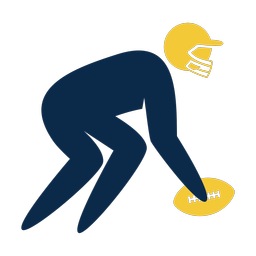 American Football Lineman - Male | Strike | 2 Colored | v1