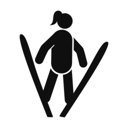 Ski Jumping - Female | Round | Silhouette | v1