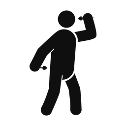 Darts - Male | Round | Silhouette | v1