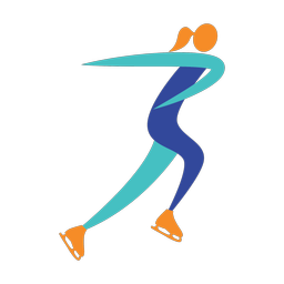 Figure Skating - Female | Motion | 3 Colored | v1