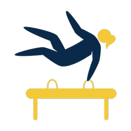 Pommel Horse - Female | Strike | 2 Colored | v2