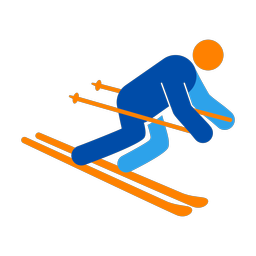 Downhill Skiing - Male | Round | 3 Colored | v1