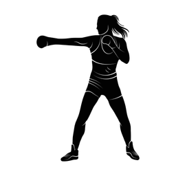 Boxing - Female | Promax | Silhouette | v1