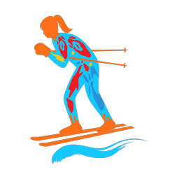 Biathlon - Female | Splash | Colorful | v2