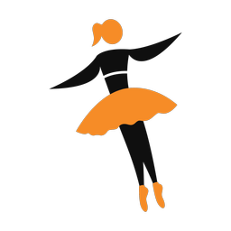 Ballet Dancing - Female | Motion | 2 Colored | v4
