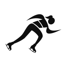 Speed Skating - Female | Motion | Silhouette | v6