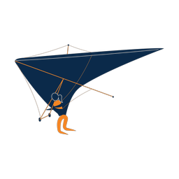Hang Gliding - Female | Motion | 2 Colored | v2