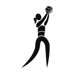 Basketball - Female | Motion | Silhouette | v5