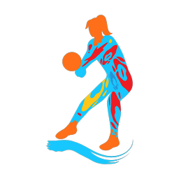 Volleyball - Female | Splash | Colorful | v4
