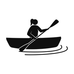 Kayak Racing - Female | Strike | Silhouette | v1