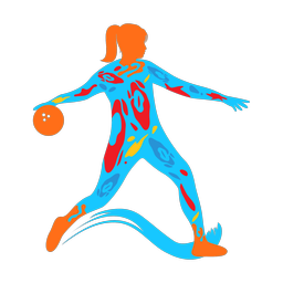 Bowling - Female | Splash | Colorful | v3