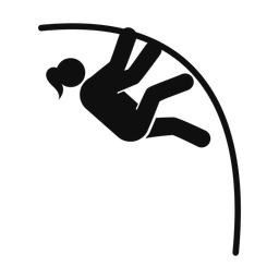 Pole Vaulting - Female | Round | Silhouette | v1
