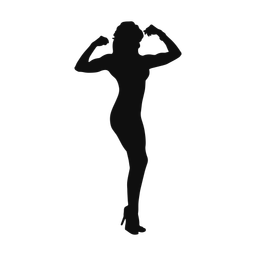Body Building - Female | Classic | Silhouette | v3