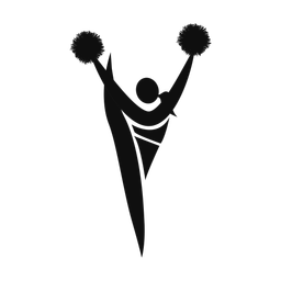 Cheerleader - Female | Motion | Silhouette | v1
