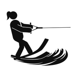 Waterskiing - Female | Round | Silhouette | v1