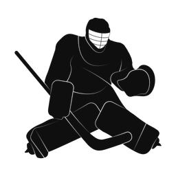 Ice Hockey Goalie - Male | Promax | Silhouette | v3