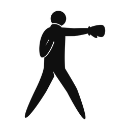 Boxing - Male | Strike | Silhouette | v3