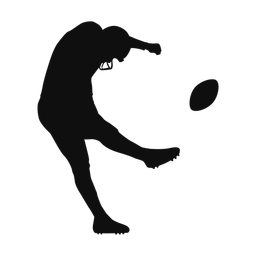 American Football Punter - Male | Classic | Silhouette | v1