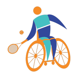 Wheelchair Tennis - Male | Motion | 3 Colored | v1