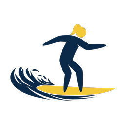 Surfing - Female | Strike | 2 Colored | v1