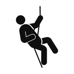 Rock Climbing - Male | Round | Silhouette | v1