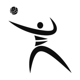 Volleyball - Male | Motion | Silhouette | v1