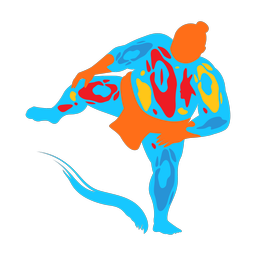 Sumo Wrestling - Male | Splash | Colorful | v2