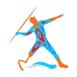 Para Javelin Throw - Male | Splash | Colorful | v1