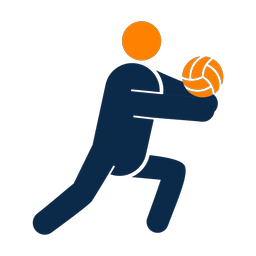 Volleyball - Male | Round | 2 Colored | v2