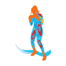 Boxing - Female | Splash | Colorful | v3