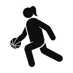 Basketball - Female | Round | Silhouette | v6