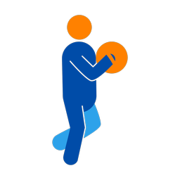 Marching Cymbal Player - Male | Round | 3 Colored | v1