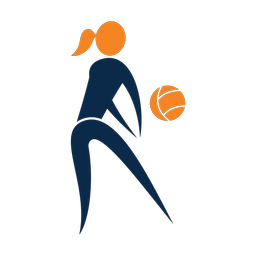 Volleyball - Female | Motion | 2 Colored | v3