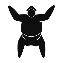 Sumo Wrestling - Male | Strike | Silhouette | v2