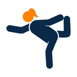 Yoga - Female | Round | 2 Colored | v4