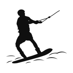 Waterskiing - Male | Classic | Silhouette | v1