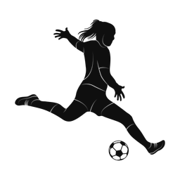 Soccer Player - Female | Promax | Silhouette | v4