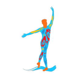 Ballet Dancing - Male | Splash | Colorful | v2