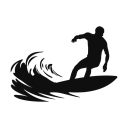 Surfing - Male | Classic | Silhouette | v1