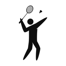 Badminton - Male | Strike | Silhouette | v1
