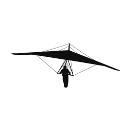 Hang Gliding - Male | Classic | Silhouette | v1
