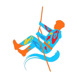 Rock Climbing - Male | Splash | Colorful | v1